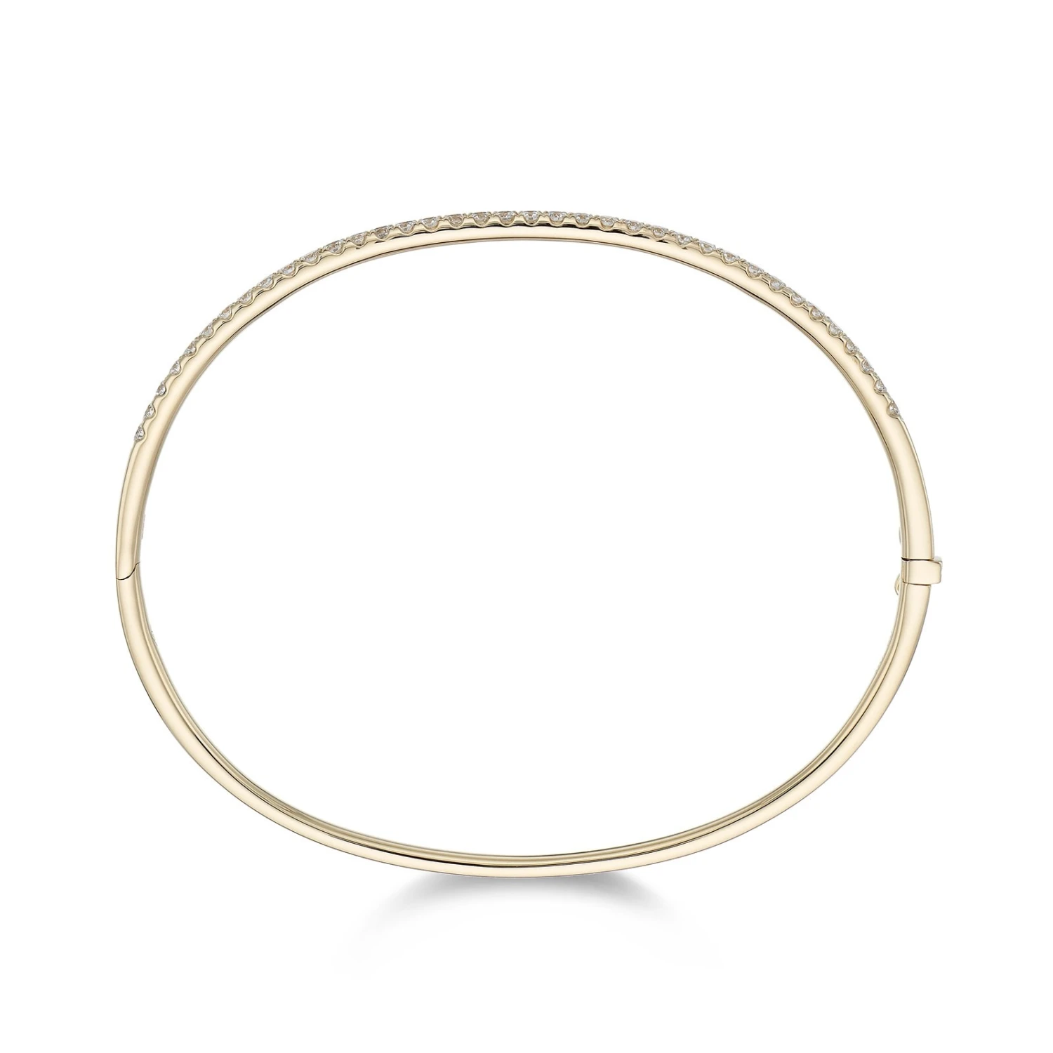 Chisholm Hunter 18ct Yellow Gold Brilliant Cut 0.93ct Diamond Claw Set Bangle 6 Chisholm Hunter 18ct Yellow Gold Brilliant Cut 0.93ct Diamond Claw Set Bangle - Image 4