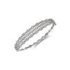Chisholm Hunter 1857 9ct White Gold Brilliant Cut 1.00ct Diamond Bangle -Chisholm Hunter 15 123 03 0048 hero