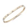 Chisholm Hunter 9ct Yellow Gold Baguette Cut 0.22ct Rectangular Diamond Bangle -Chisholm Hunter 15 123 04 0027 hero