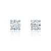 Chisholm Hunter 18ct While Gold Brilliant Cut 3.00ct Diamond Stud Earrings