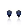 Chisholm Hunter 9ct White Gold Pear Cut 1.90ct Sapphire Stud Earrings -Chisholm Hunter 16 125 05 0040 hero