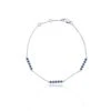 Chisholm Hunter 9ct White Gold 0.45ct Sapphire Bracelet -Chisholm Hunter 16 125 09 0013