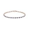 Chisholm Hunter 9ct Yellow Gold 4.25ct Round Brilliant Cut Sapphire And Diamond Bracelet -Chisholm Hunter 16 125 10 0001 1