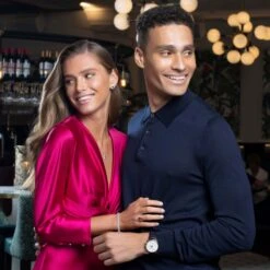 Chisholm Hunter 18ct White Gold Oval Cut Sapphire 10.88 Diamond Halo Bracelet -Chisholm Hunter 16 125 11 0014 om 2 campaign