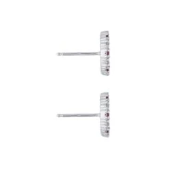 Chisholm Hunter 18ct White Gold 0.42ct Ruby And 0.40ct Round Brilliant Diamond Circle Earrings 9 Chisholm Hunter 18ct White Gold 0.42ct Ruby And 0.40ct Round Brilliant Diamond Circle Earrings -Chisholm Hunter 16 126 07 0047 d 1
