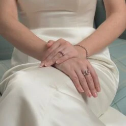 Chisholm Hunter 18ct Yellow Gold Oval Cut Ruby And Brilliant Cut Diamond 2.30ct Cluster Ring -Chisholm Hunter 16 126 10 0001 13 111 03 0023 13 111 02 0003 2