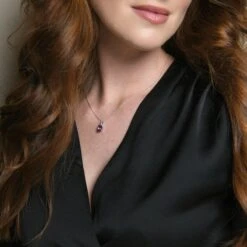 Chisholm Hunter 9ct White Gold Mixed Cut Amethyst And Diamond 2.00ct Pendant 7 Chisholm Hunter 9ct White Gold Mixed Cut Amethyst And Diamond 2.00ct Pendant -Chisholm Hunter 16 129 01 0037 3