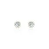 Chisholm Hunter 9ct Yellow Gold Aquamarine Rub Over Earrings -Chisholm Hunter 16 131 06 0002 p 1