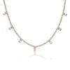 Chisholm Hunter 18ct Rose Gold Multiple Baguette Cut Morganite 2.24ct Diamond Necklace 2 Chisholm Hunter 18ct Rose Gold Multiple Baguette Cut Morganite 2.24ct Diamond Necklace -Chisholm Hunter 16 135 26 0001 hero