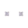 Chisholm Hunter 9ct Yellow Gold Princess Cut Cubic Zirconia Stud Earrings