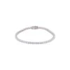 Chisholm Hunter 9ct White Gold Cubic Zirconia Bracelet