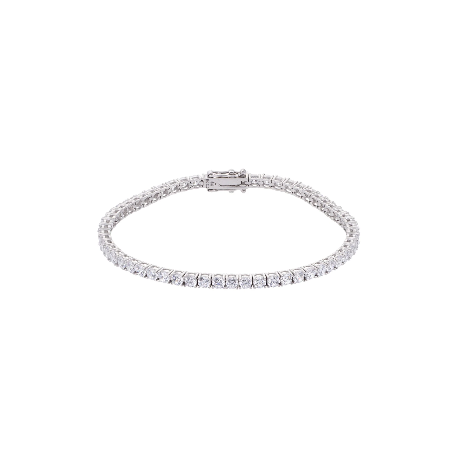 Chisholm Hunter 9ct White Gold Cubic Zirconia Bracelet 3 Chisholm Hunter 9ct White Gold Cubic Zirconia Bracelet