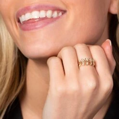 Chisholm Hunter 9ct Yellow Gold Cubic Zirconia Marquise Leaf Ring 9 Chisholm Hunter 9ct Yellow Gold Cubic Zirconia Marquise Leaf Ring -Chisholm Hunter 17 140 01 0028 om 1 1