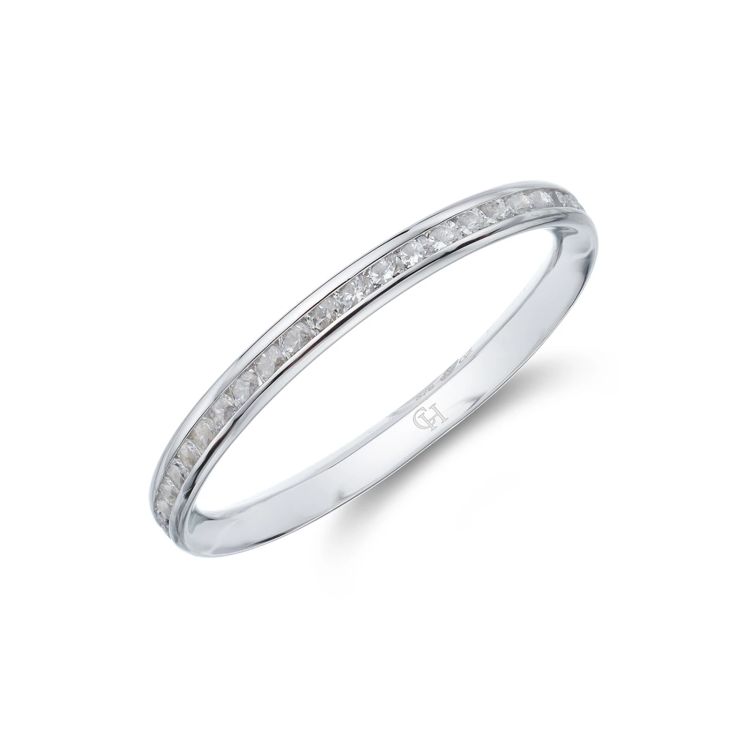 Chisholm Hunter 9ct White Gold Brilliant Cut Cubic Zirconia Eternity Ring 3 Chisholm Hunter 9ct White Gold Brilliant Cut Cubic Zirconia Eternity Ring