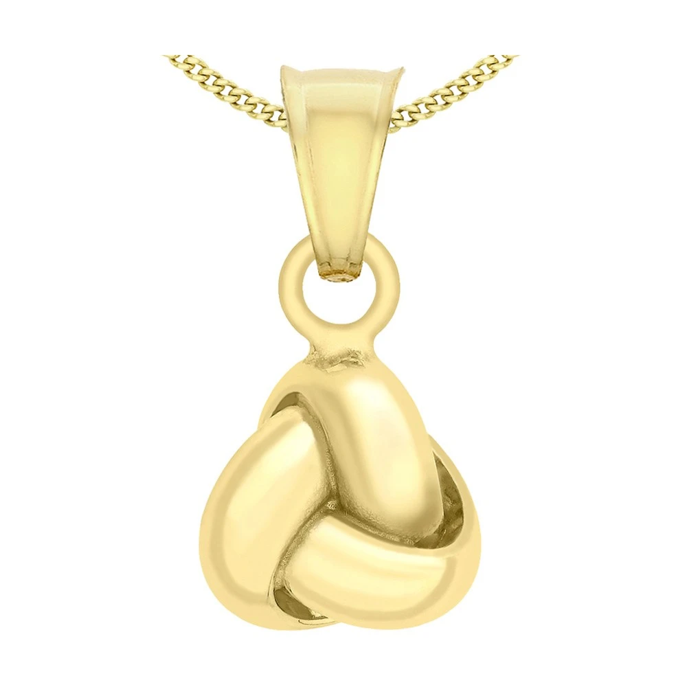 Chisholm Hunter 9ct Yellow Gold Plain Knot Pendant 3 Chisholm Hunter 9ct Yellow Gold Plain Knot Pendant