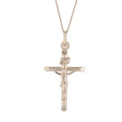 Chisholm Hunter 9ct Yellow Gold Crucifix Pendant
