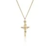 Chisholm Hunter 9ct Yellow Gold 15mm Polished Crucifix Pendant Necklace -Chisholm Hunter 18 141 04 0018 p 1