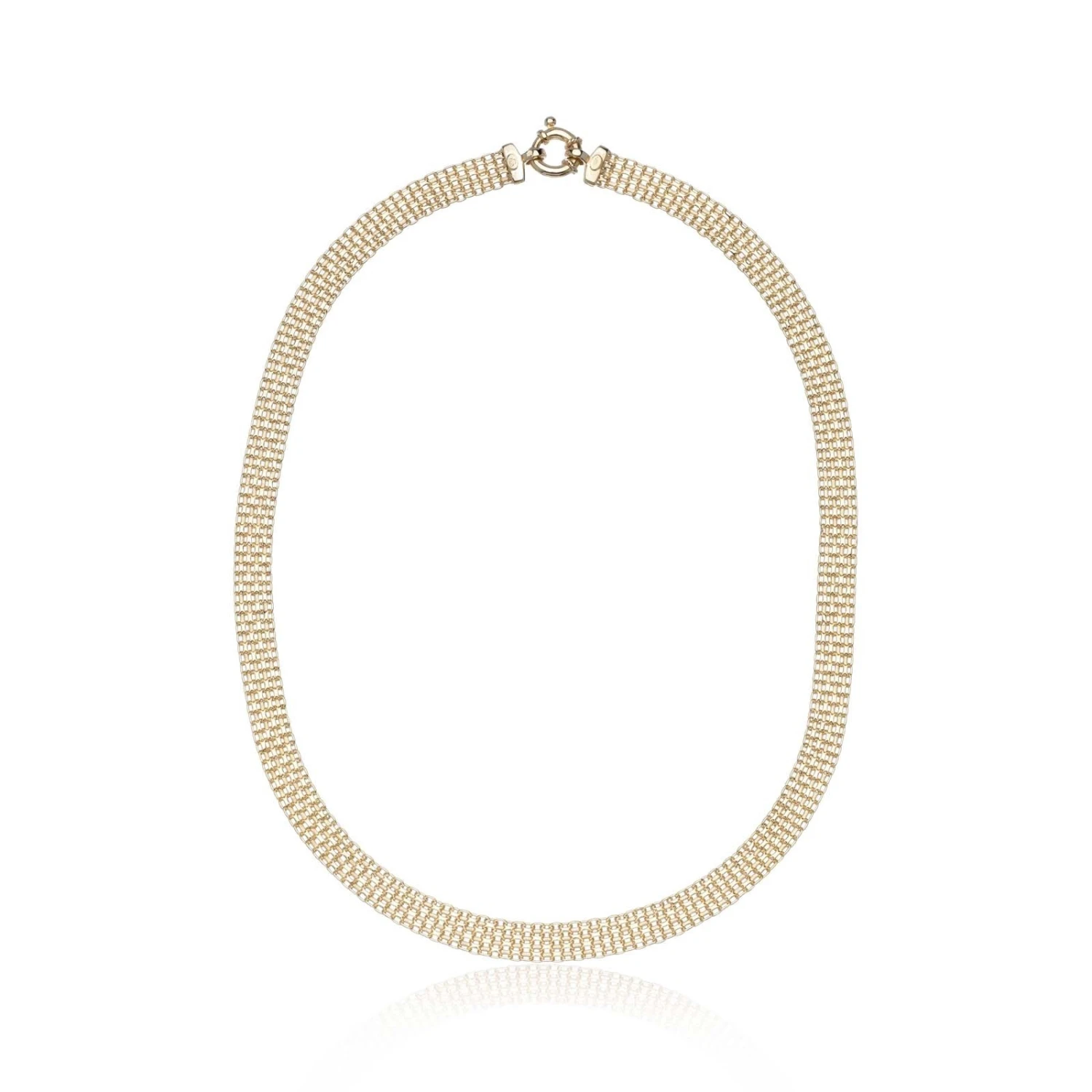 Chisholm Hunter 9ct Yellow Gold Woven Necklace 3 Chisholm Hunter 9ct Yellow Gold Woven Necklace