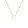 Chisholm Hunter 9ct Yellow Gold 'C' Letter Necklace -Chisholm Hunter 18 142 02 0076 p 1