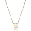 Chisholm Hunter 9ct Yellow Gold 'B' Necklace 1 Chisholm Hunter 9ct Yellow Gold 'B' Necklace -Chisholm Hunter 18 142 02 0083 p 1