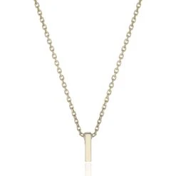 Chisholm Hunter 9ct Yellow Gold 'I' Necklace