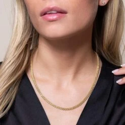 Chisholm Hunter 9ct Yellow Gold Ladies Herringbone Heart Chain Necklace 12 Chisholm Hunter 9ct Yellow Gold Ladies Herringbone Heart Chain Necklace -Chisholm Hunter 18 142 02 0090 ls 1