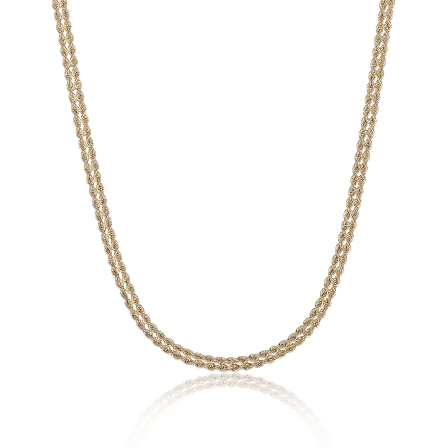 Chisholm Hunter 9ct Yellow Gold Ladies Herringbone Heart Chain Necklace 3 Chisholm Hunter 9ct Yellow Gold Ladies Herringbone Heart Chain Necklace