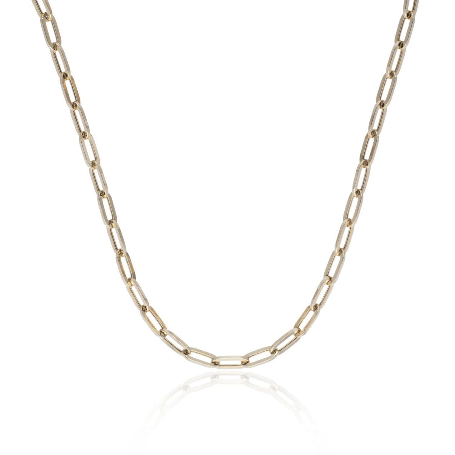 Chisholm Hunter 9ct Yellow Gold Paper Clip Chain 3 Chisholm Hunter 9ct Yellow Gold Paper Clip Chain
