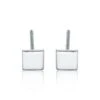 Chisholm Hunter 9ct White Gold Square Stud Earrings -Chisholm Hunter 18 143 02 0022 hero