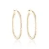 Chisholm Hunter 9ct Yellow Gold Oval Hoop Earrings -Chisholm Hunter 18 143 04 0058 p 1