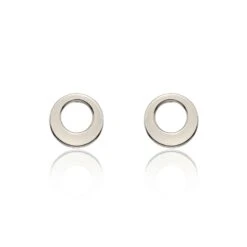 Chisholm Hunter 9ct Yellow Gold Circle Stud Earrings
