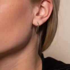 Chisholm Hunter 9ct Yellow Gold Pull Through Drop Earrings -Chisholm Hunter 18 143 06 0013 b