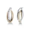 Chisholm Hunter 9ct Yellow And White Gold Double Row Hoop Earrings 1 Chisholm Hunter 9ct Yellow And White Gold Double Row Hoop Earrings -Chisholm Hunter 18 143 07 0018