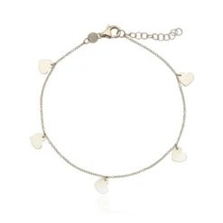 Chisholm Hunter 9ct Yellow Gold Mini Heart Bracelet