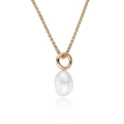 Chisholm Hunter 14ct Yellow Gold Plated Pearl Necklace