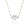 Chisholm Hunter Yellow Gold Plated Silver Pearl Pendant -Chisholm Hunter 19 148 05 0008 1