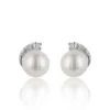 Chisholm Hunter 9ct White Gold Pearl And Diamond 0.08ct Stud Earrings 1 Chisholm Hunter 9ct White Gold Pearl And Diamond 0.08ct Stud Earrings -Chisholm Hunter 19 150 02 0042