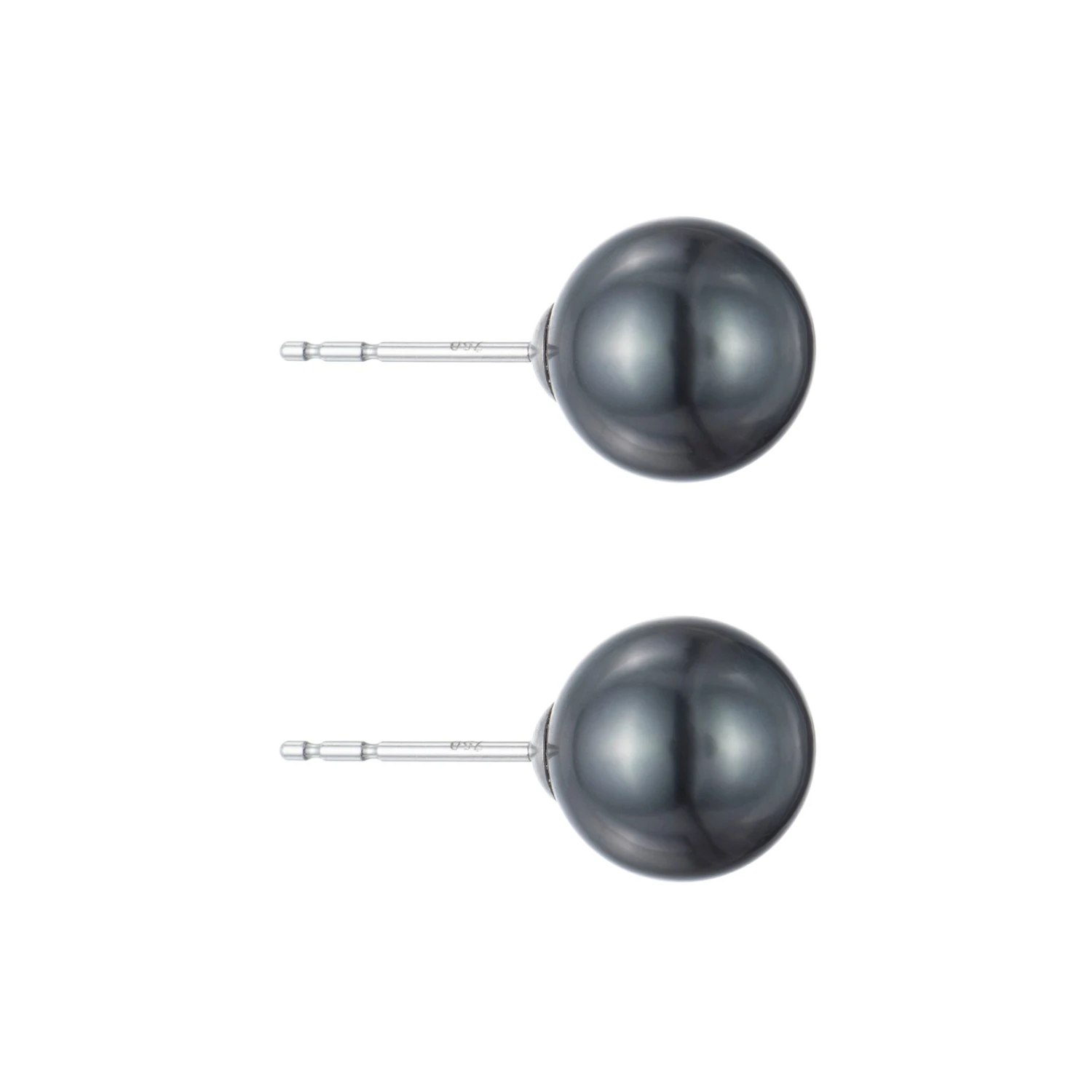 Chisholm Hunter 18ct White Gold Tahiti 8-9mm Pearl Stud Earrings 5 Chisholm Hunter 18ct White Gold Tahiti 8-9mm Pearl Stud Earrings - Image 3