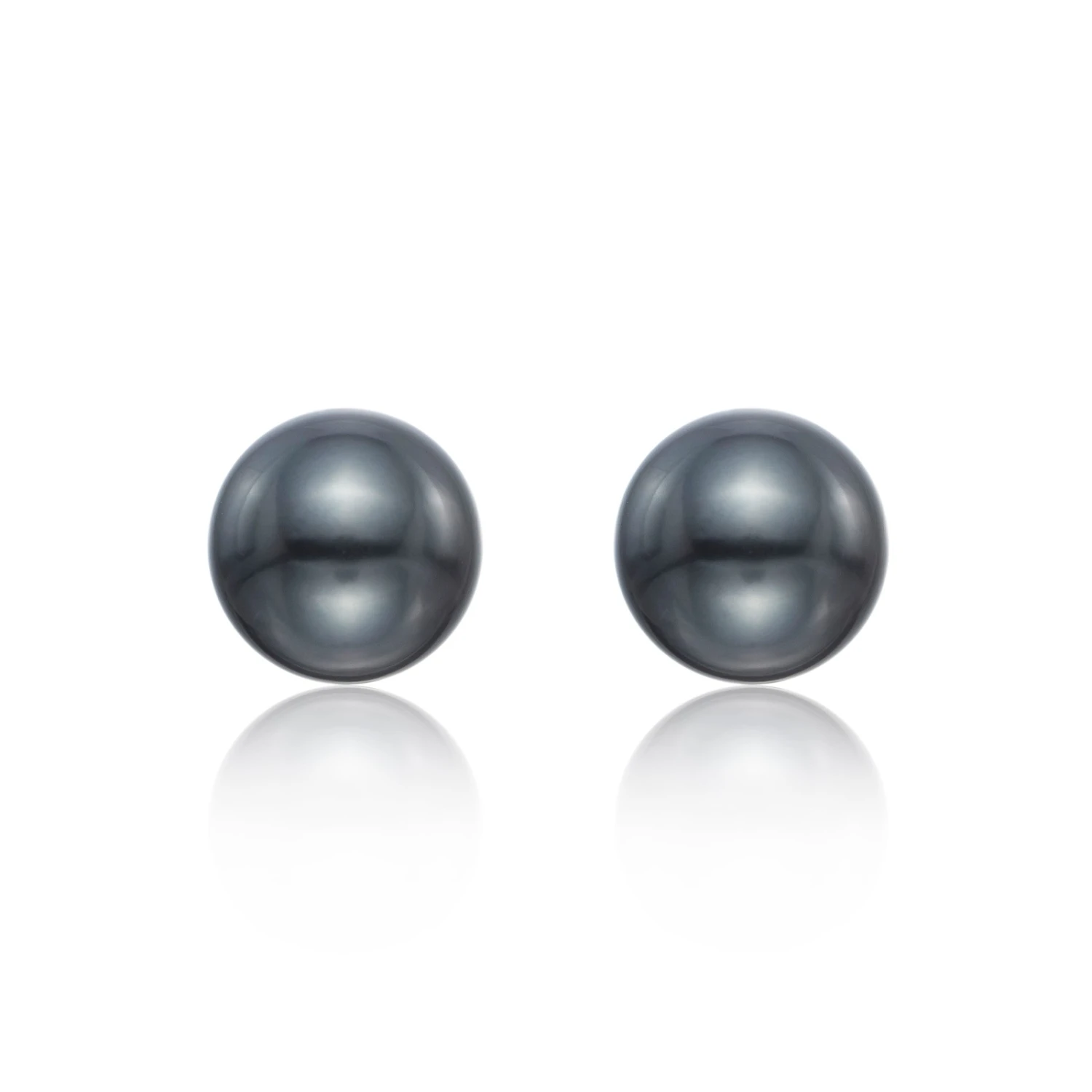Chisholm Hunter 18ct White Gold Tahiti 8-9mm Pearl Stud Earrings 3 Chisholm Hunter 18ct White Gold Tahiti 8-9mm Pearl Stud Earrings