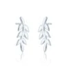 Chisholm Hunter Sterling Silver Leaf Climber Earrings -Chisholm Hunter 4 127 03 0121