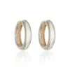 Chisholm Hunter Sterling Silver Yellow Gold Plated Medium Hoop Earrings 1 Chisholm Hunter Sterling Silver Yellow Gold Plated Medium Hoop Earrings -Chisholm Hunter 4 127 03 0122