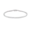 Chisholm Hunter Silver Round Brilliant Cubic Zirconia Tennis Bracelet -Chisholm Hunter 4 128 01 0027
