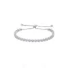 Chisholm Hunter Silver Cluster Cubic Zirconia Bracelet -Chisholm Hunter 4 128 01 0099