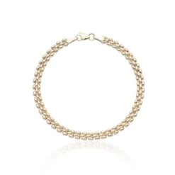 Chisholm Hunter Yellow Gold Plated Popcorn Bracelet