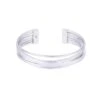 Chisholm Hunter Silver Twisted Multistrand Bangle