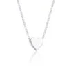 Chisholm Hunter Silver Single Heart Necklet -Chisholm Hunter 4 130 03 0062 p