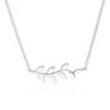 Chisholm Hunter Sterling Silver Leaf Necklace -Chisholm Hunter 4 130 03 0071