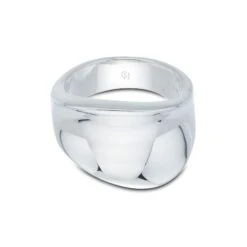 Chisholm Hunter Sterling Silver Concave Wave Ring -Chisholm Hunter 4 134 03 0143b