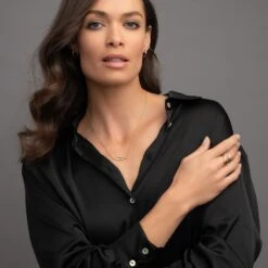 Chisholm Hunter Sterling Silver Yellow Gold Plated Feather Necklace 9 Chisholm Hunter Sterling Silver Yellow Gold Plated Feather Necklace -Chisholm Hunter 4 134 03 0149 4 127 03 0122 4 130 03 0072 1