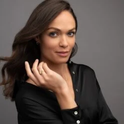 Chisholm Hunter Sterling Silver Yellow Gold Plated Oval Fan Ring -Chisholm Hunter 4 139 01 0006 1